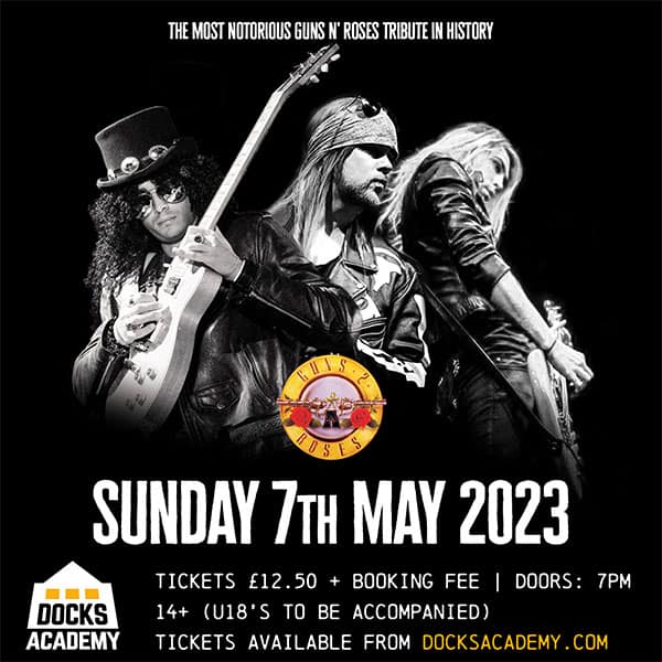 Guns N' Roses tribute to perform on stage in Grimsby, Lincolnshire