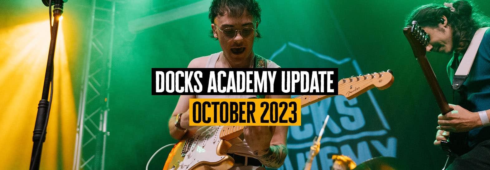 Docks Academy Update Header October 2023